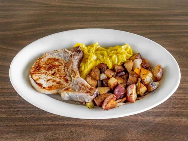 Pork Chop & Eggs