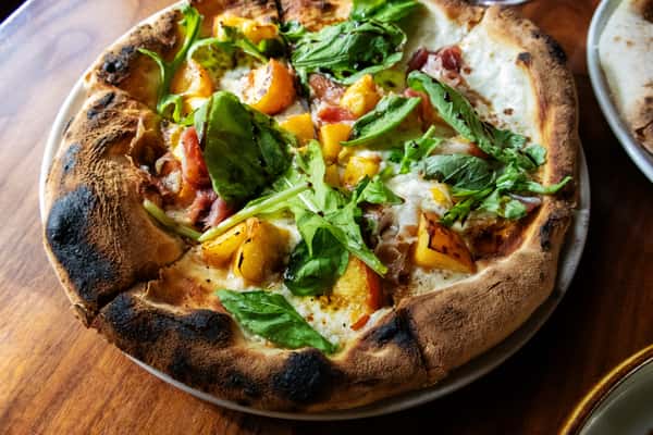 Peach Pizza