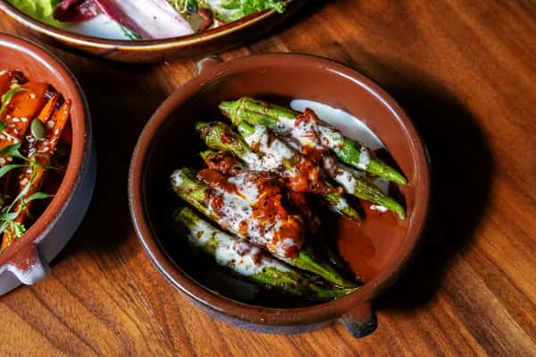 Charred Okra
