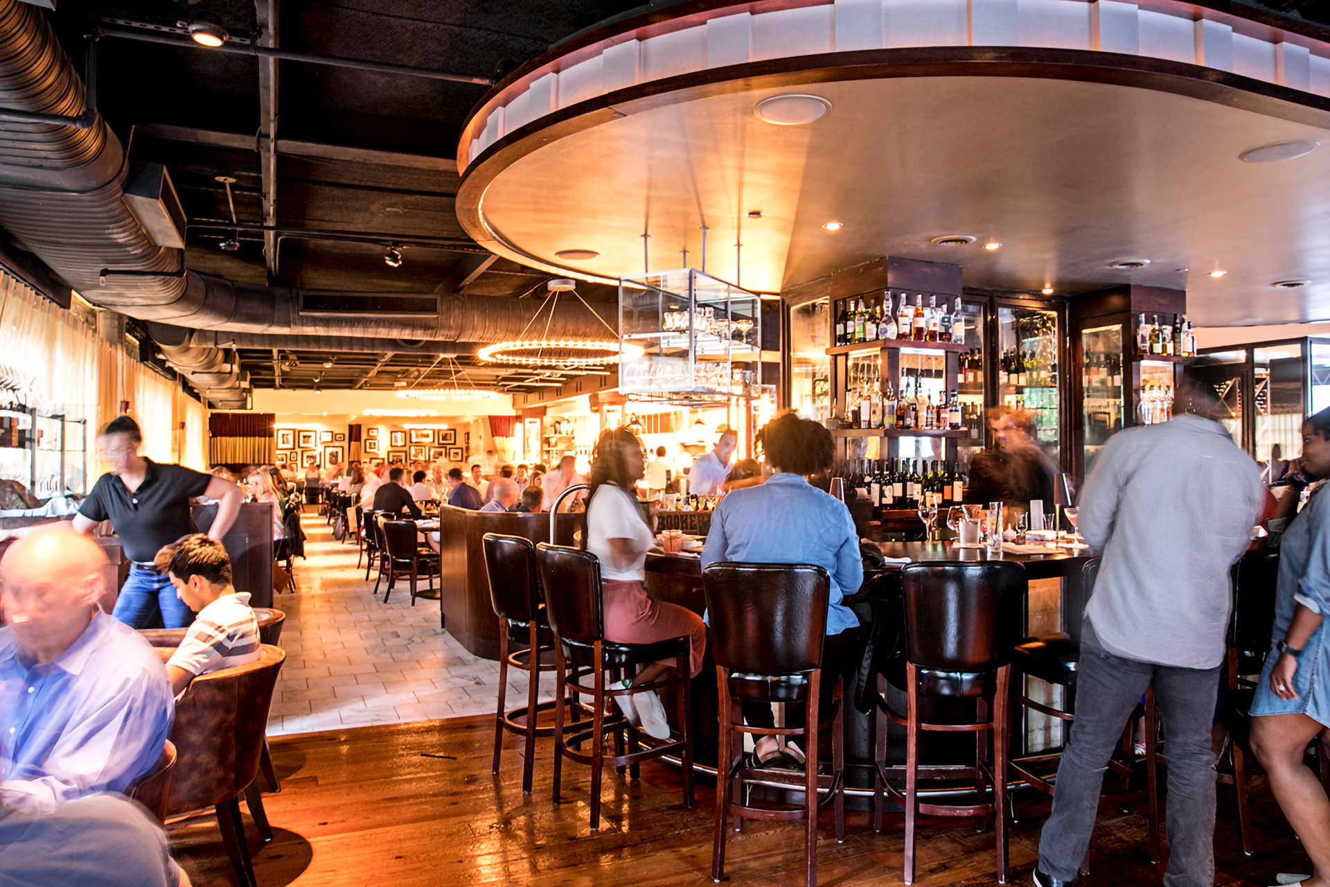 Interior bar of Ecco Midtown