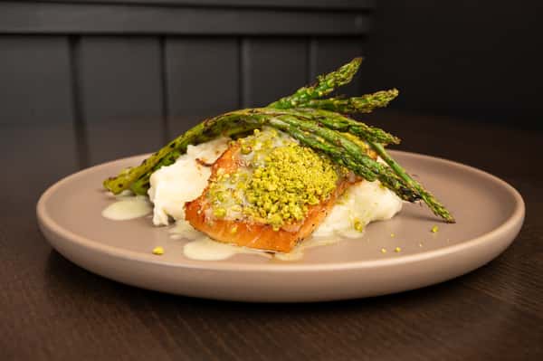 Pistachio Encrusted Salmon