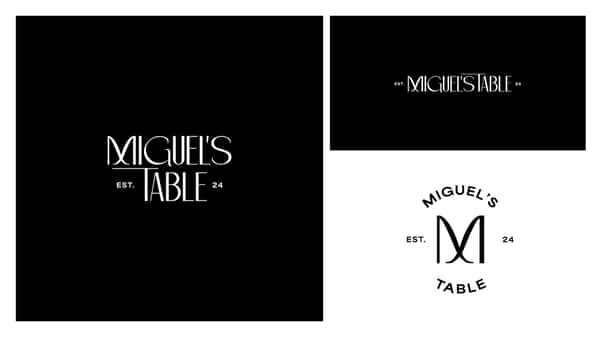 Miguel's table logo multi
