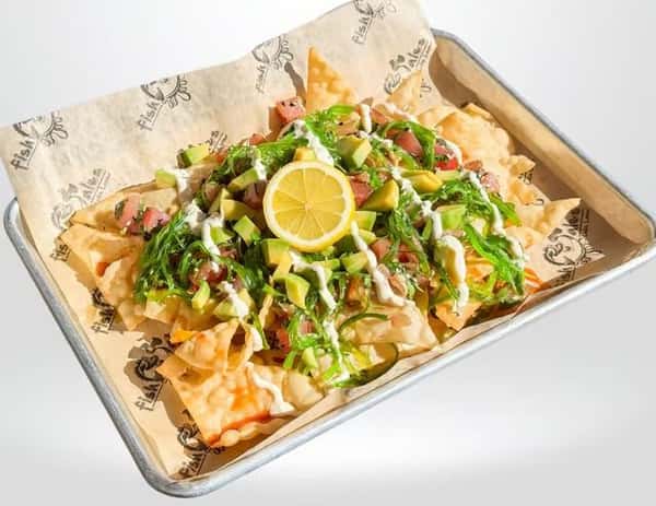 Tuna Poke Nachos