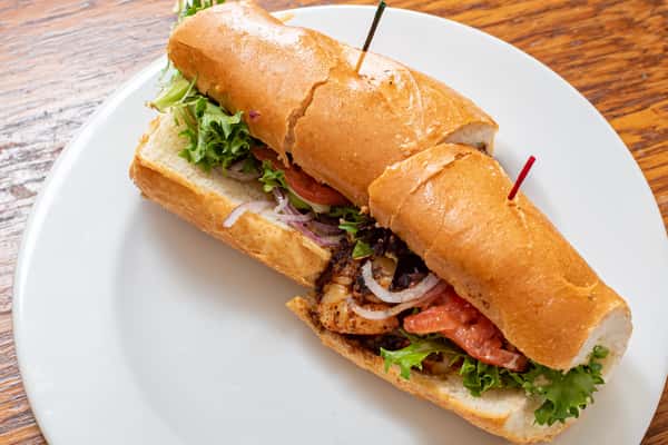Shrimp Po Boy Sandwich