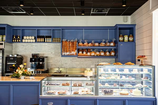 interior counter and pastry case