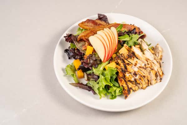 Crispy Apple, Cheddar Salad w/ Grilled Chicken