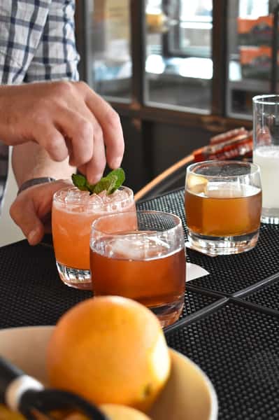 making drinks