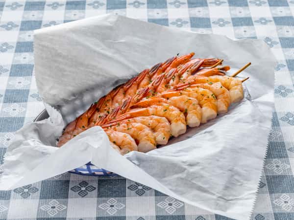 Broiled Shrimp on a Stick & 2 Sides