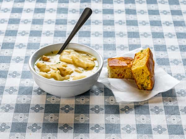 Big Bowl of Cuzin Darla's Chick'n & Dumplings