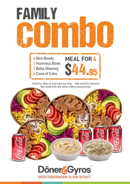 Family Combo Meal for 4