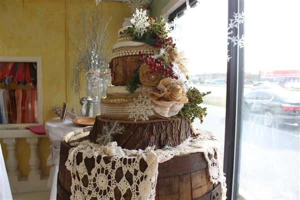 country themed wedding cake