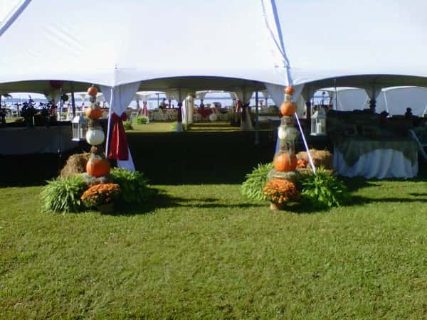 a tent outdoors