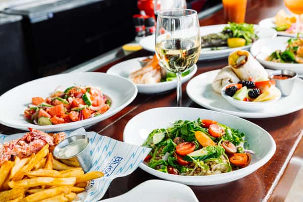 Spread of dishes