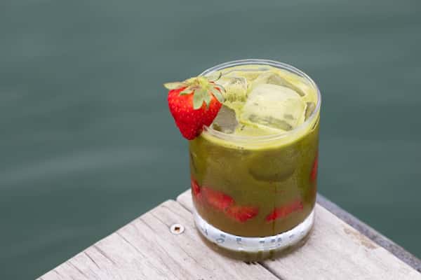 Strawberry Matcha Smash
