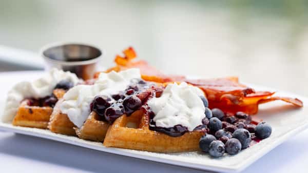 Blueberry Belgian Waffles