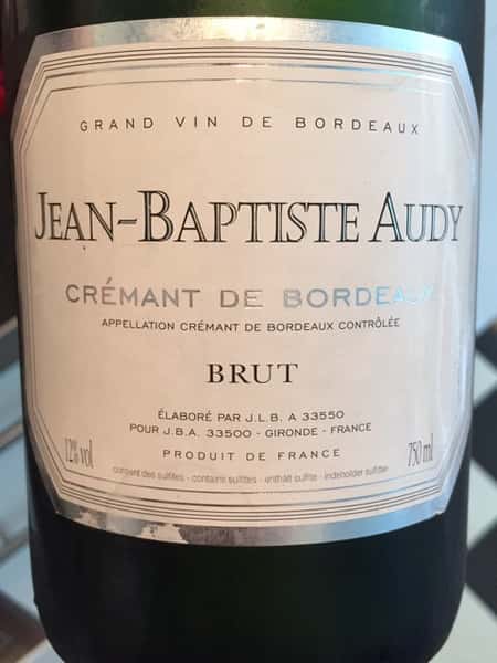 Jean-Baptiste Audy (Cremant de Bordeaux) - $17