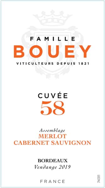 Famille Bouey Cuvee 58 (France) - $13