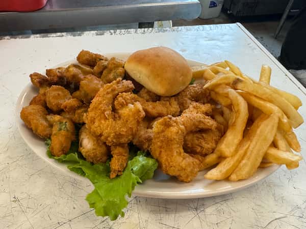 Hand Battered Shrimp Plate
