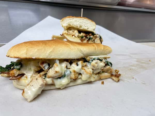chicken and spinach sub