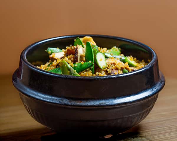 Vegan Quinoa Clay Pot