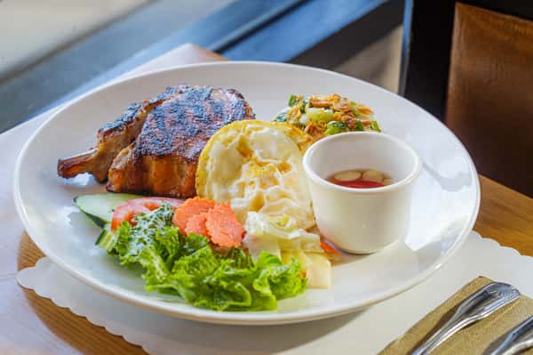 Pork Chop & Jasmine Broken Rice