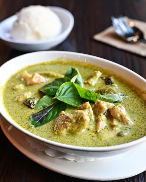 Chicken & Eggplant Green Curry