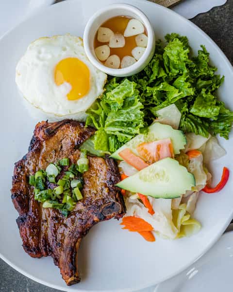 Pork Chop & Jasmine Broken Rice