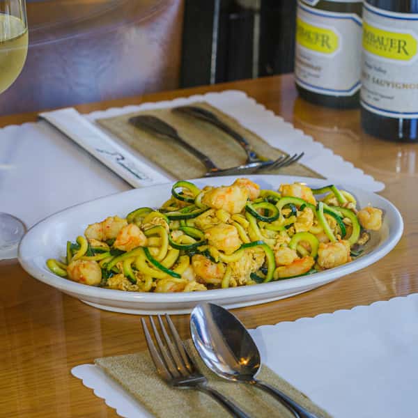 (Family) Zucchini Noodles with Shrimp