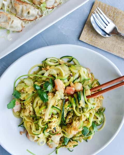 Zucchini Noodles with Shrimp