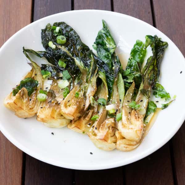 Crispy Baby Bok Choy (V)