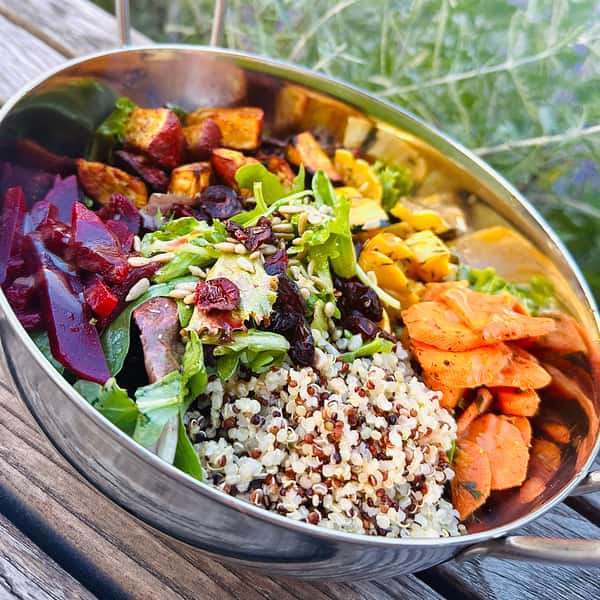 Roasted Root Veggies Salad (VG, GF)