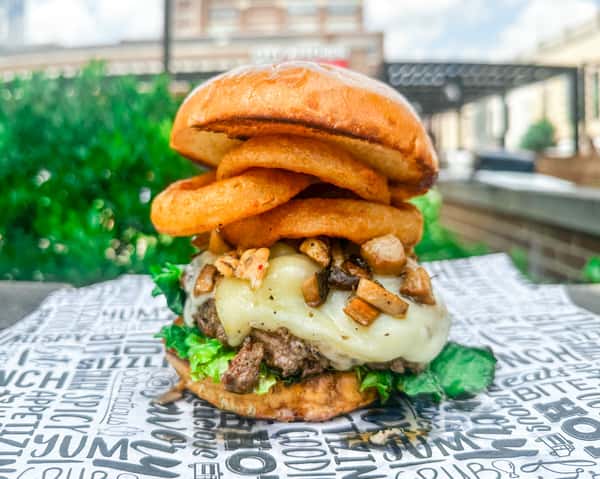 Mushroom Swiss Burger