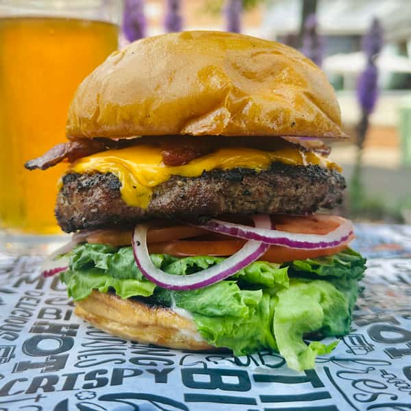 Charred Cheeseburger