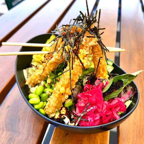 Crispy Tempura Shrimp Poke