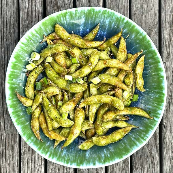 Fried Edamame (V)