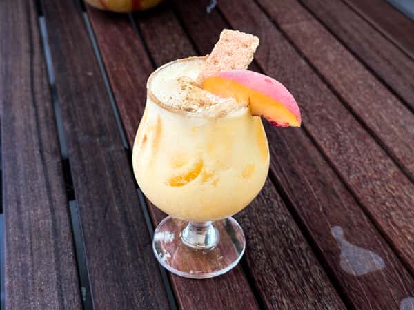 Brûléed Peach Old Fashioned