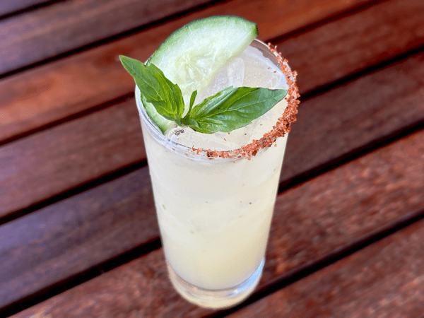 Cucumber Basil Fizz- Mocktail