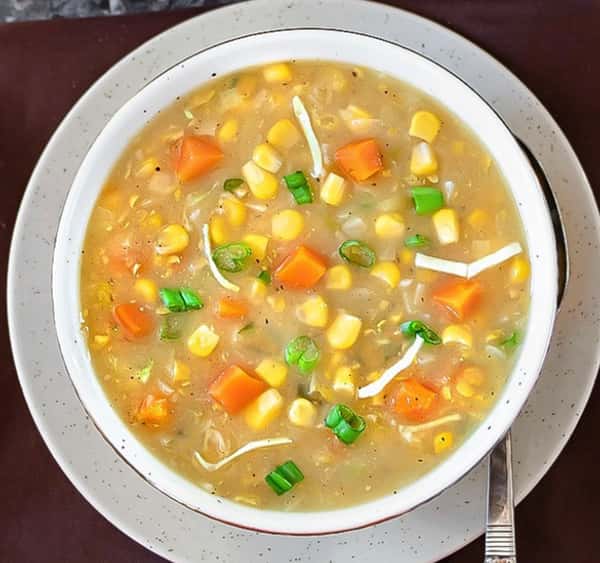 16. Vegetable Corn Soup
