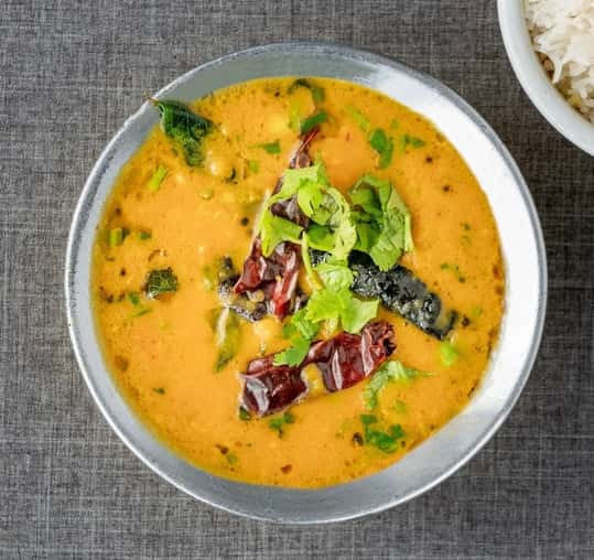 64. Tadka Dal/Spinach/Tomato