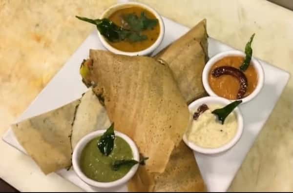 Spinach Masala Dosa