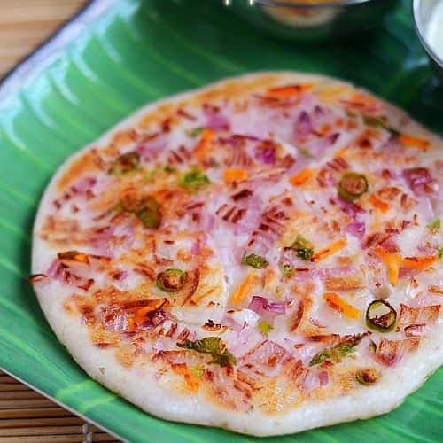Onion chillis Uttapam