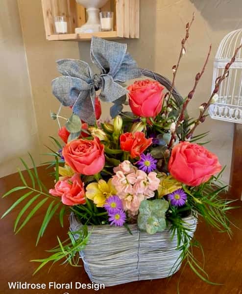 Spring Centerpiece by Wildrose Floral Design
