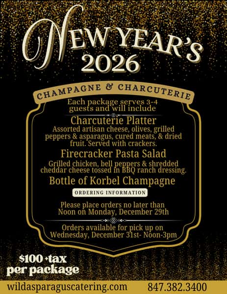 New Years Menu!