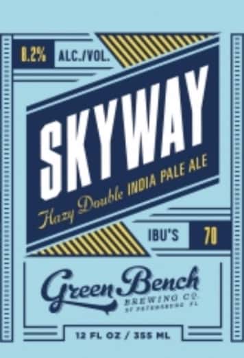 Green Bench Skyway Hazy Double IPA