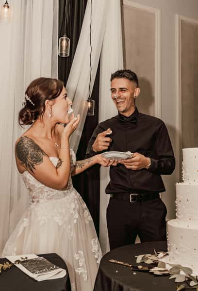 Bride and Groom Cake