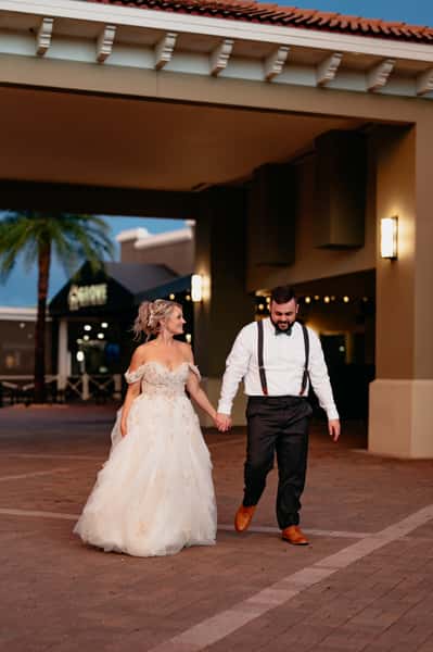 Couple Entering Venue