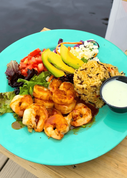 Glazed Tangy & Sweet Shrimp Bowl