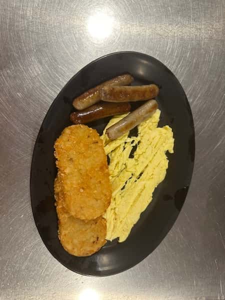 2 EGGS WITH CHOICE OF MEAT
