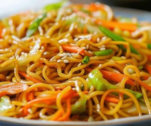 Veggie Chow Mein (Half Tray)