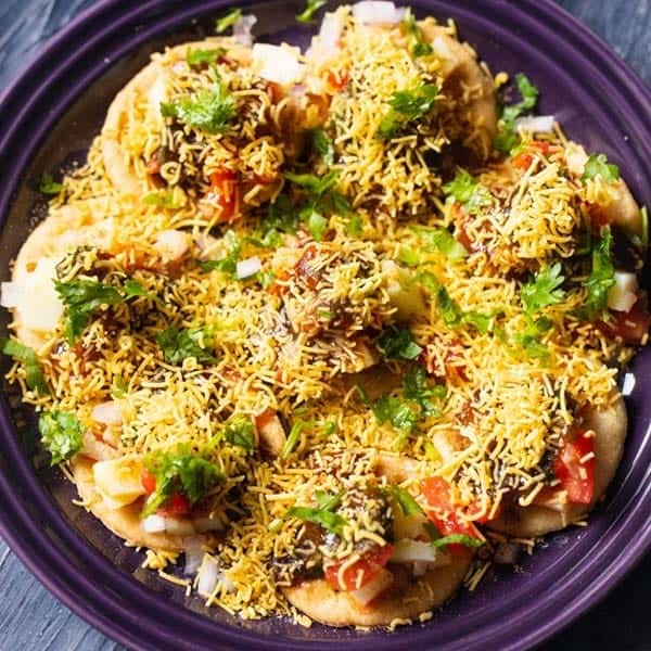 Sev Puri (8) Vegan